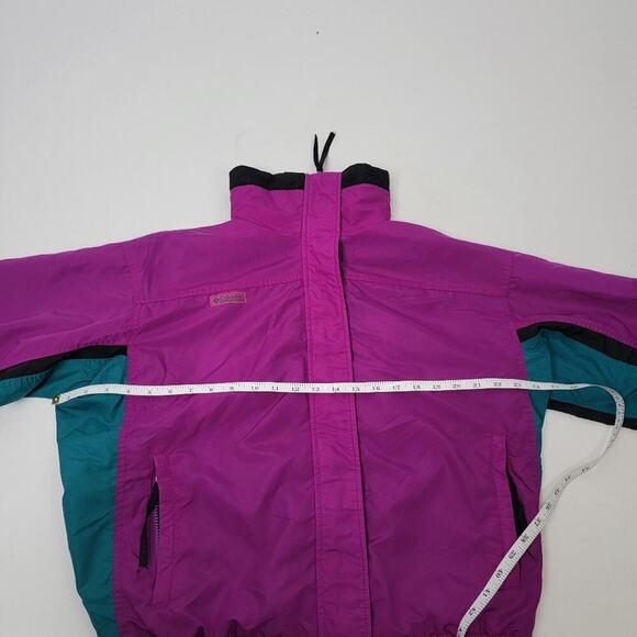 Vintage 90s Colorblock Columbia Nylon Ski Jacket - M - Picture 11 of 11